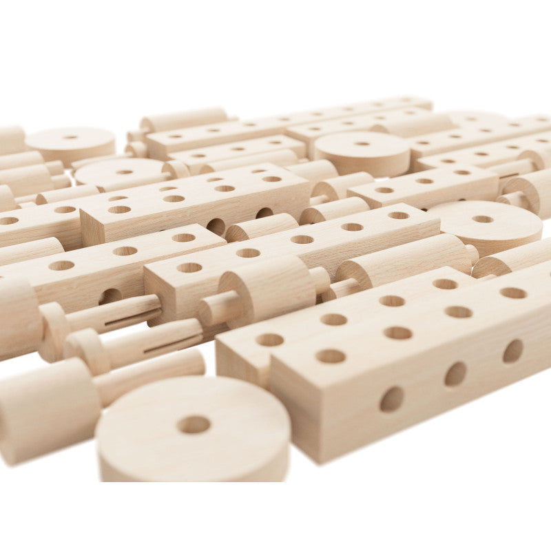 Set gama Construct Mini format din 44 piese, pentru construit masini, animale si alte modele, Walachia - Imagine 2