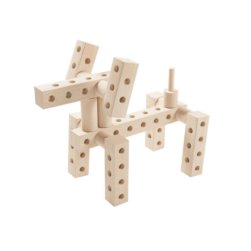 Set gama Construct Mini format din 44 piese, pentru construit masini, animale si alte modele, Walachia - Imagine 8