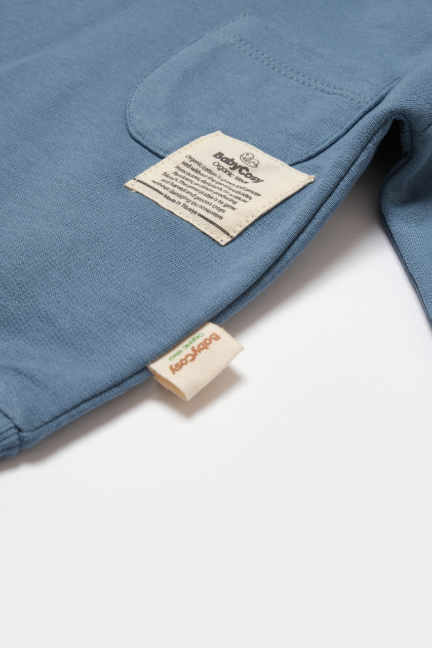 Set hanorac cu gluga si pantaloni, Two thread, 100%bumbac organic - , BabyCosy