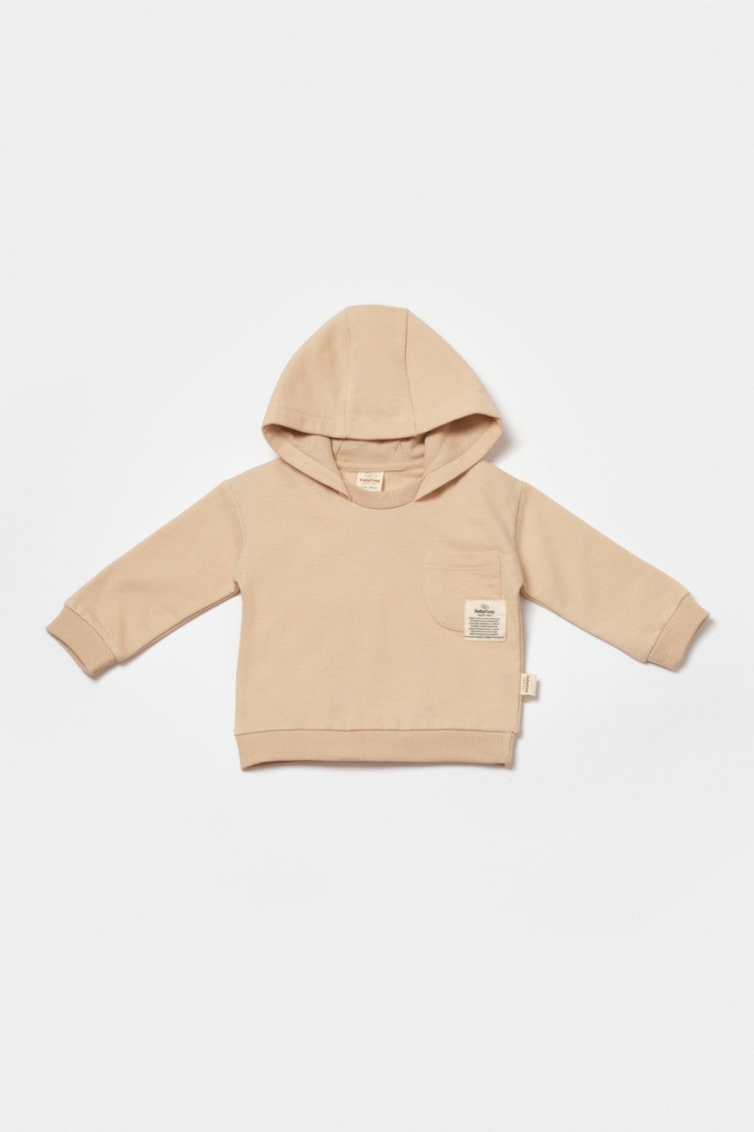 Set hanorac cu gluga si pantaloni, Two thread, 100%bumbac organic - , BabyCosy