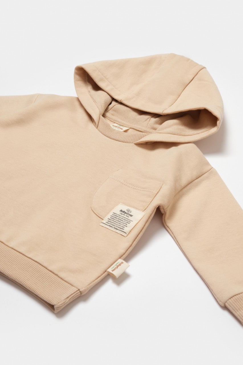 Set hanorac cu gluga si pantaloni, Two thread, 100%bumbac organic - , BabyCosy