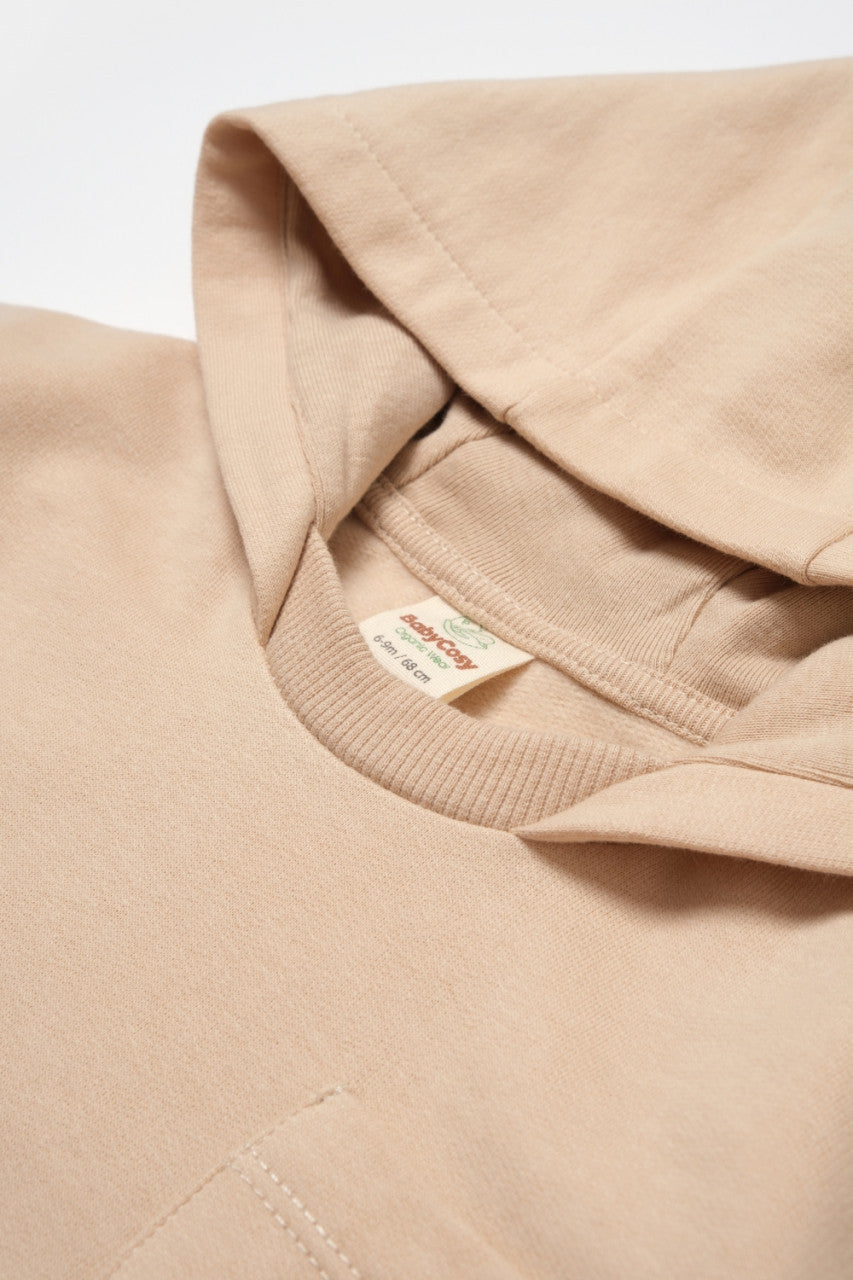 Set hanorac cu gluga si pantaloni, Two thread, 100%bumbac organic - , BabyCosy