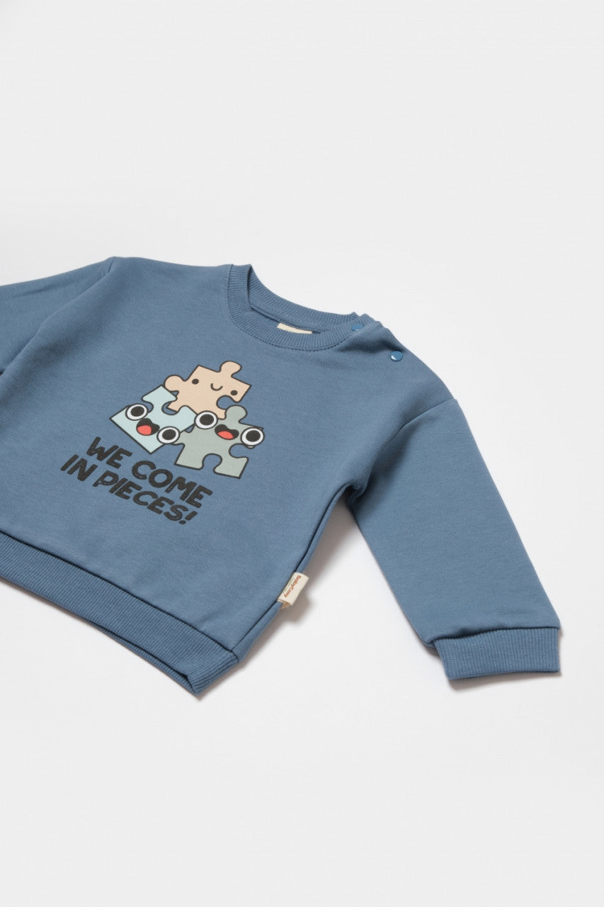 Set hanorac si pantaloni, Two thread, 100%bumbac organic - , BabyCosy