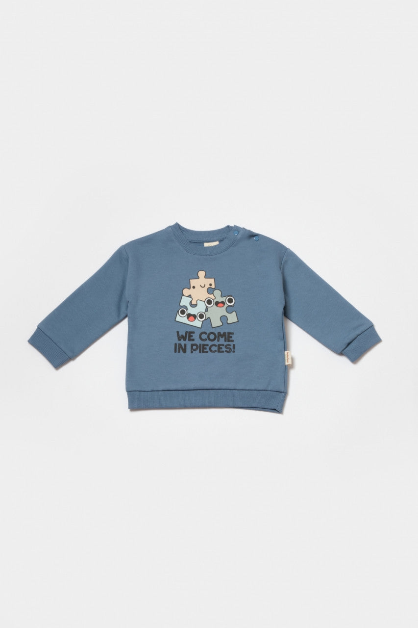 Set hanorac si pantaloni, Two thread, 100%bumbac organic - , BabyCosy