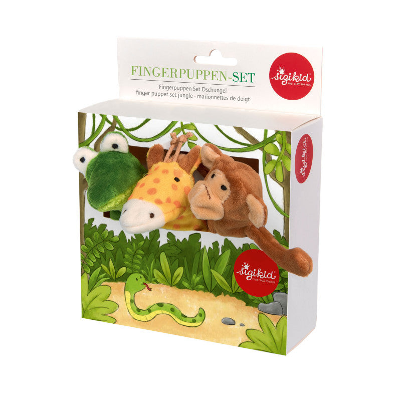Set de marionete pentru degete Jungla, Sigikid - Imagine 4