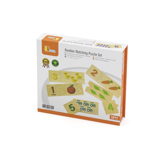 Set puzzle Potriveste numarul, Viga - Imagine 6