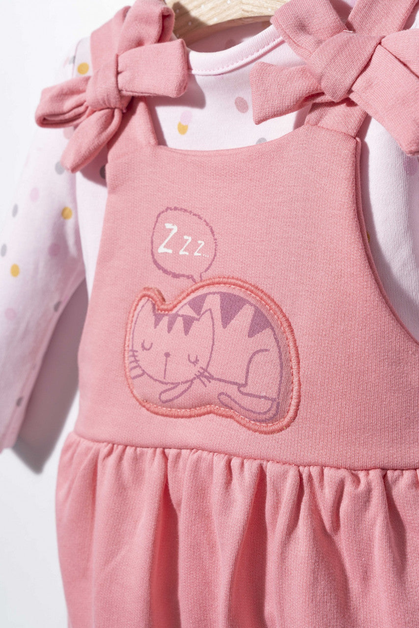 Set salopeta cu bluzita Ursulet pentru bebelusi, Tongs baby