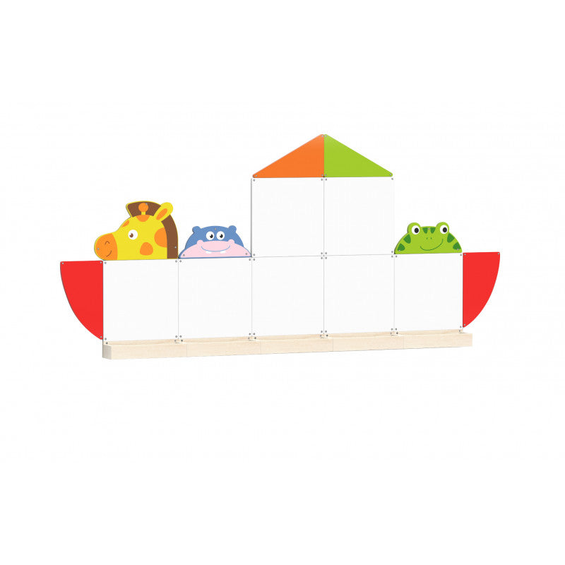 Set table de scris magnetice - Vapor cu animale, Viga - Imagine 2