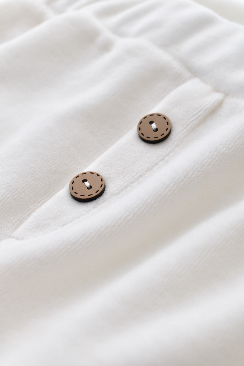 Set Ursulet cu bluzita cu fermoar si gluga si pantaloni lungi din 80%bumbac organic si 20% poliester - , BabyCosy