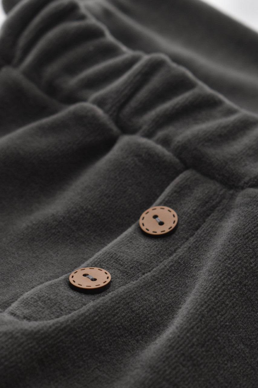 Set Ursulet cu bluzita cu fermoar si gluga si pantaloni lungi din 80%bumbac organic si 20% poliester - , BabyCosy