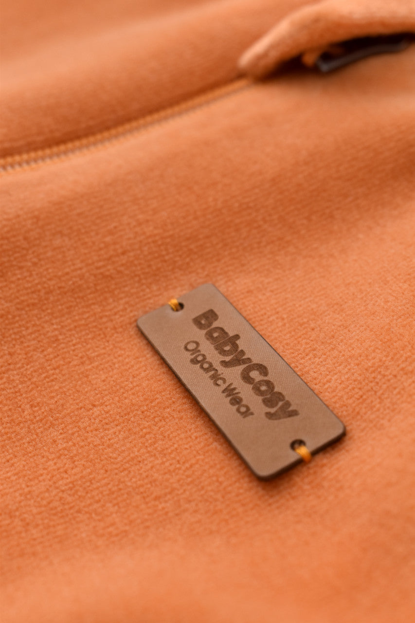 Set Ursulet cu bluzita cu fermoar si gluga si pantaloni lungi din 80%bumbac organic si 20% poliester - , BabyCosy