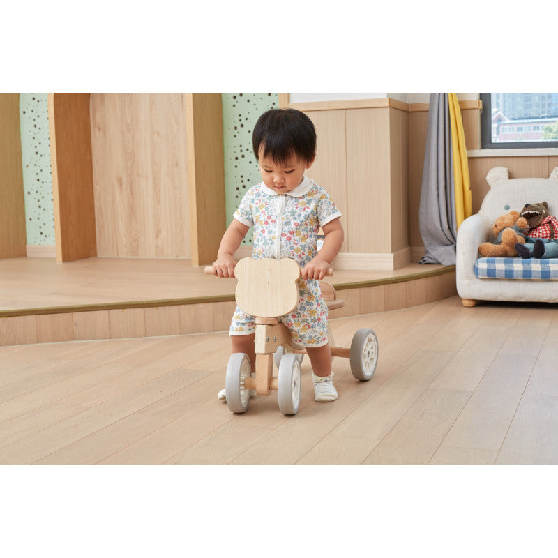 Tricicleta alba din lemn - Urs polar, PolarB Viga