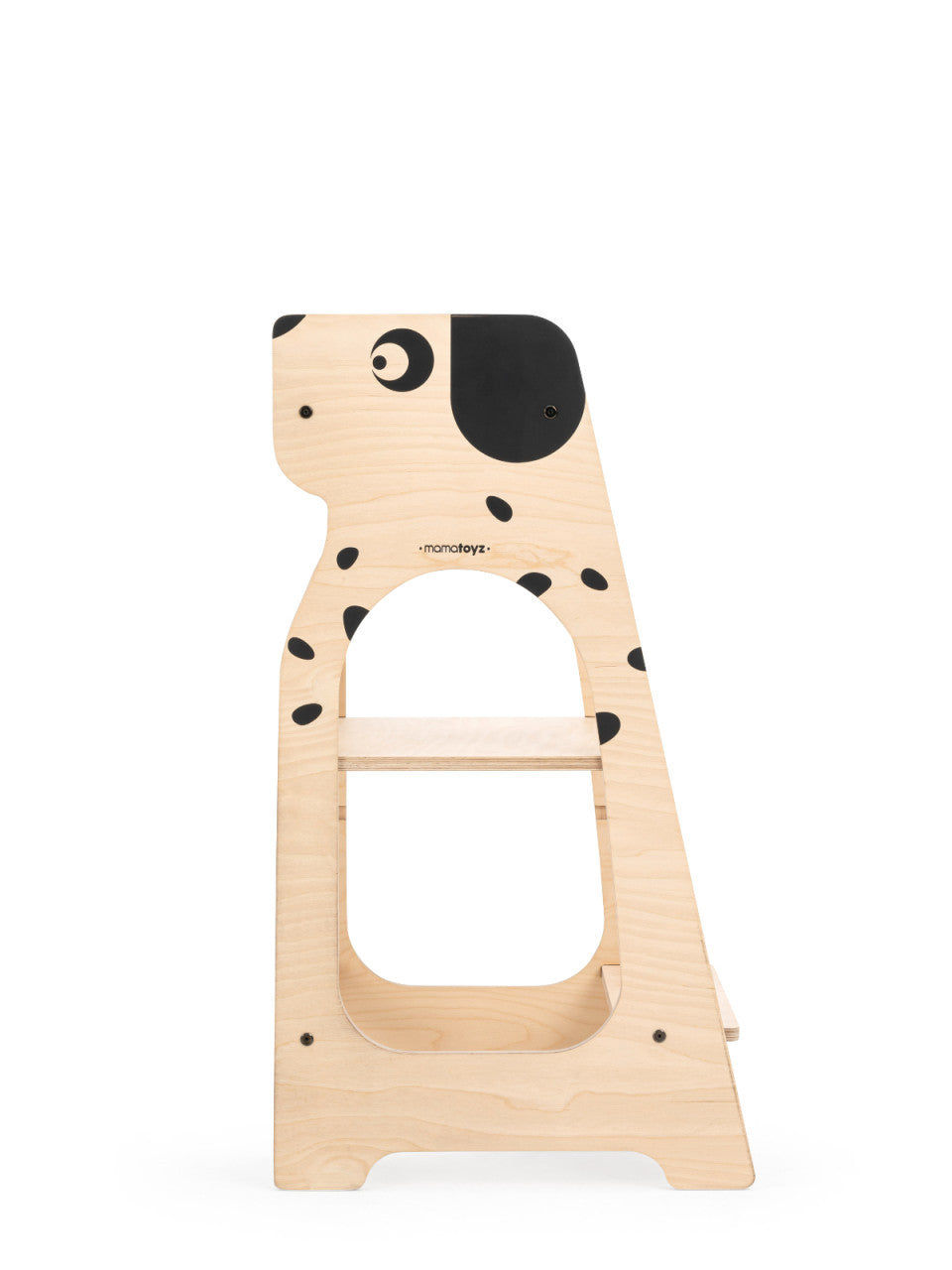 Turn de invatare MamaToyz Learning Tower din lemn, Catelus - Imagine 9