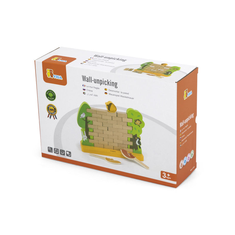 Zidul instabil, joc de indemanare, Viga