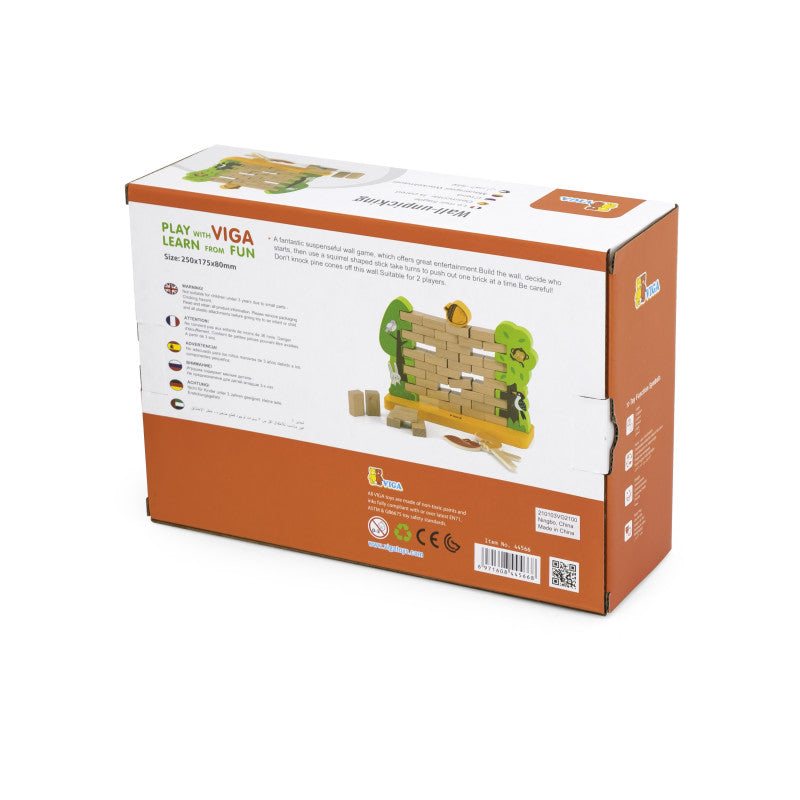 Zidul instabil, joc de indemanare, Viga