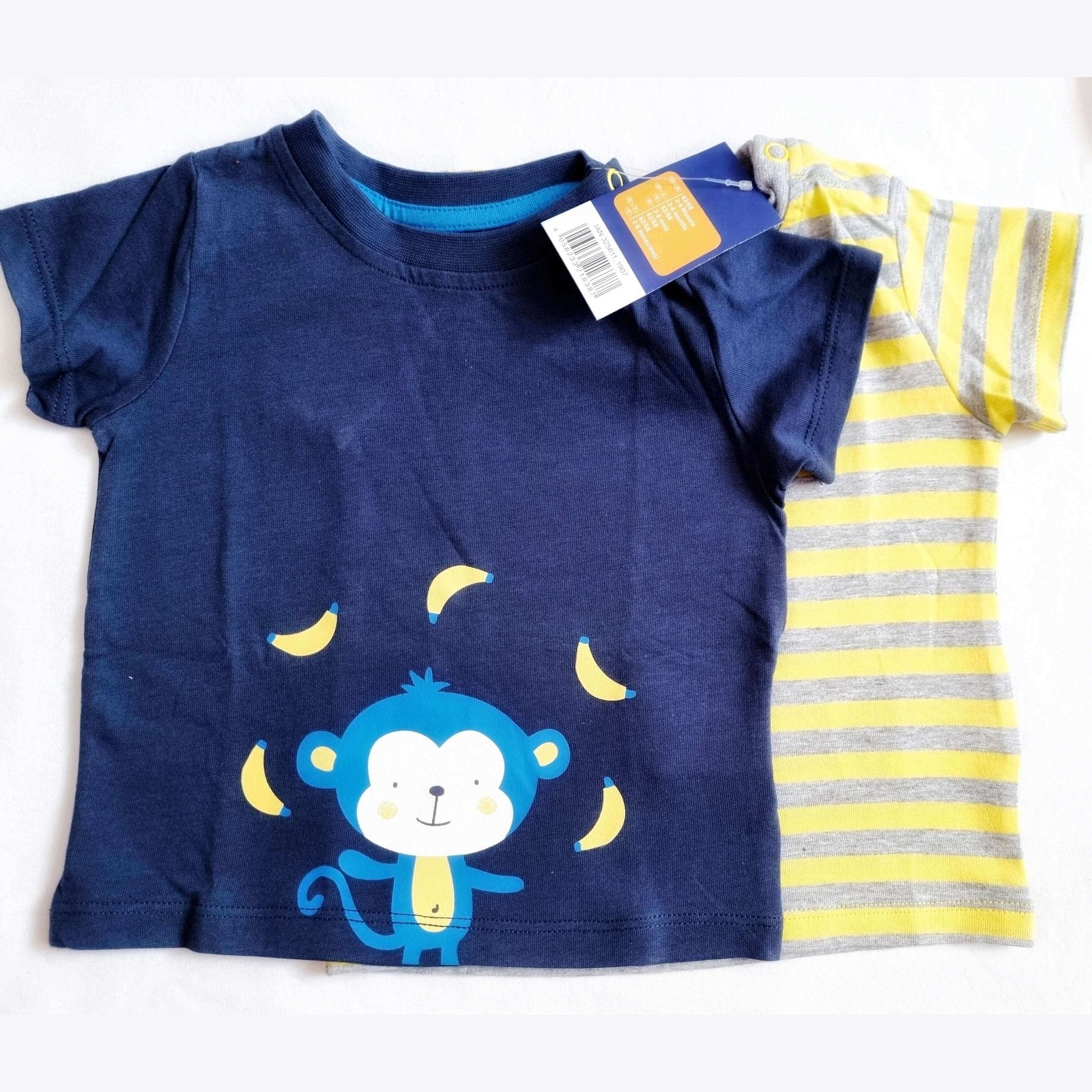 Set 2 tricouri bebelusi 2/6 luni infant-ro